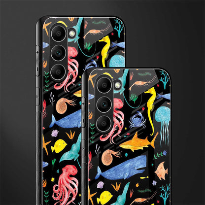 atomic ocean glass case for phone case | glass case for samsung galaxy s23