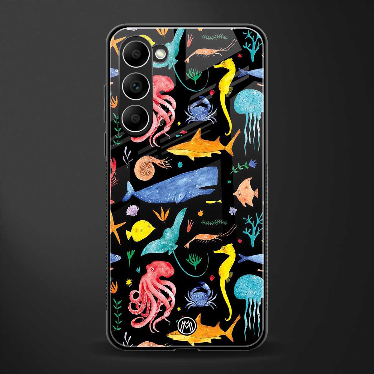 atomic ocean glass case for phone case | glass case for samsung galaxy s23