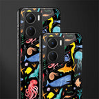 atomic ocean back phone cover | glass case for vivo y16