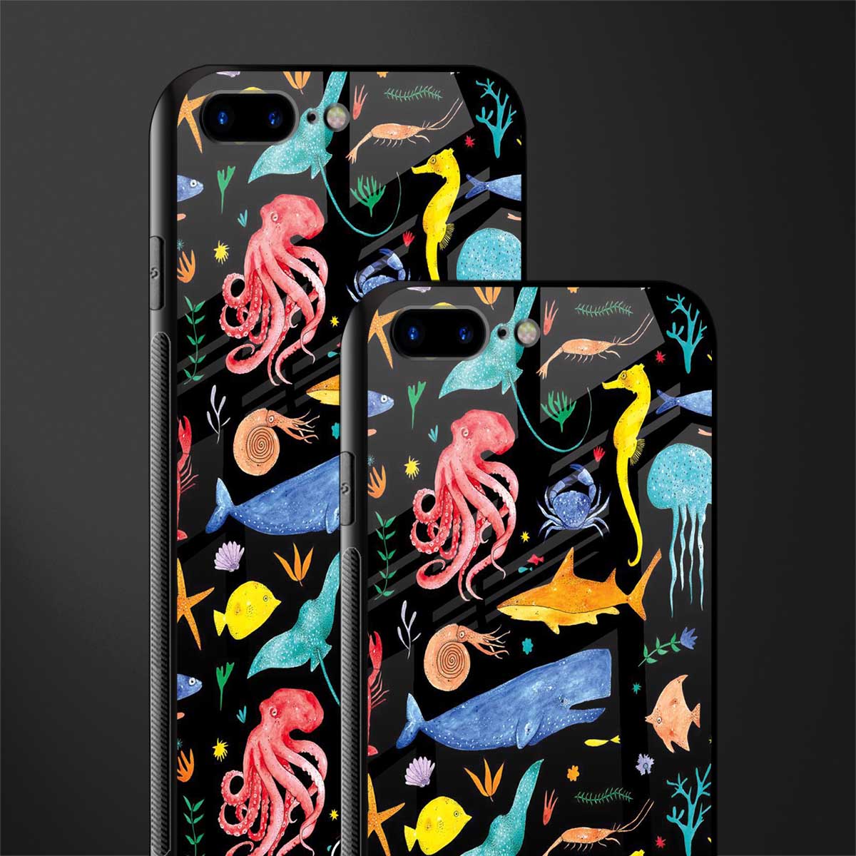 atomic ocean glass case for iphone 8 plus image-2