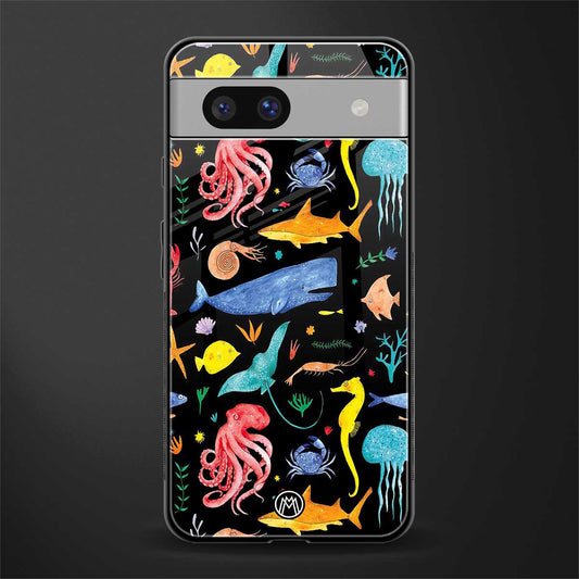 atomic ocean back phone cover | glass case for Google Pixel 7A