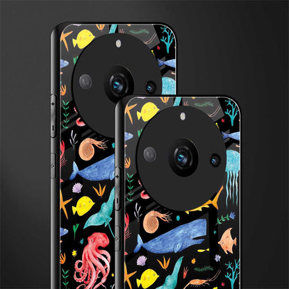 atomic ocean back phone cover | glass case for realme 11 pro 5g