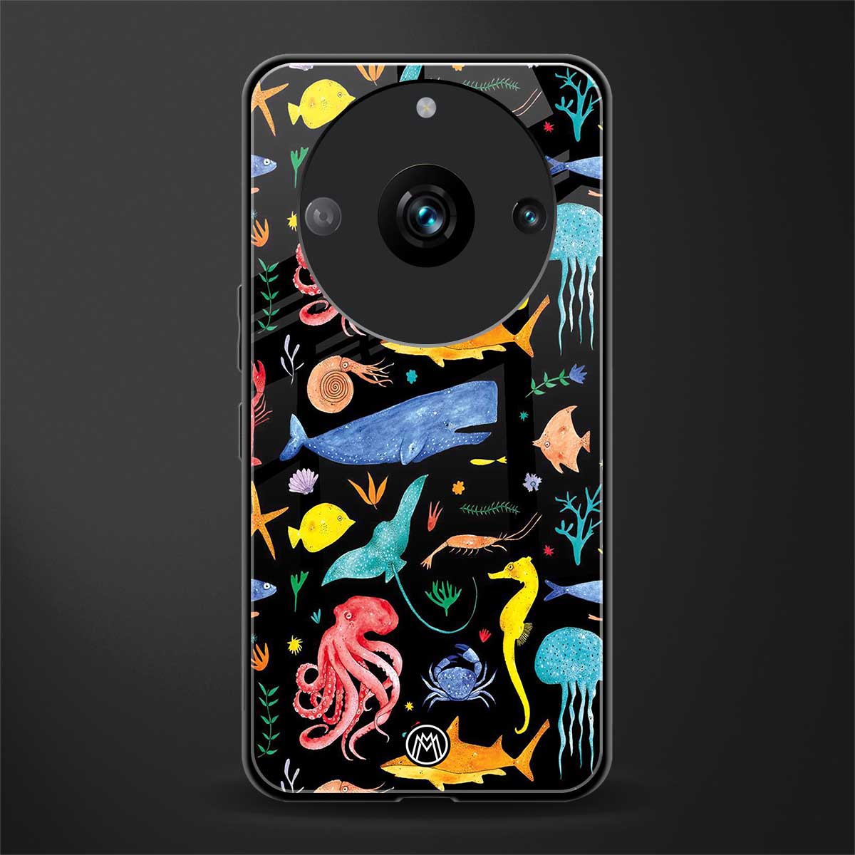 atomic ocean back phone cover | glass case for realme 11 pro 5g