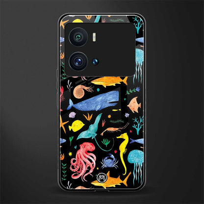 atomic ocean back phone cover | glass case for iQOO 9 Pro