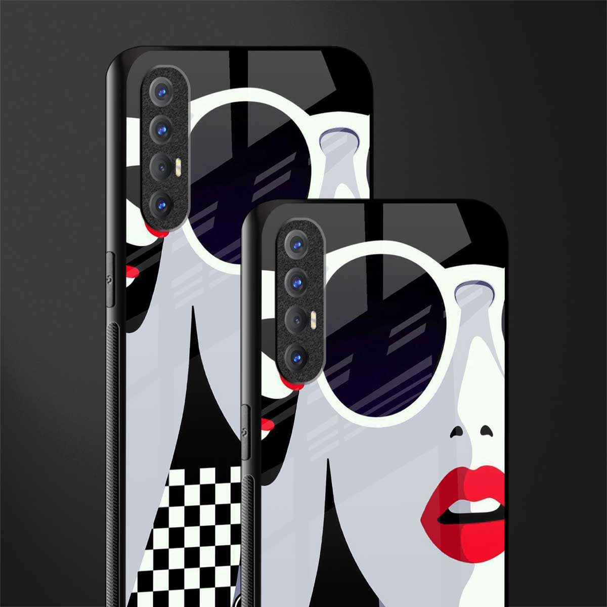 attitude queen glass case for oppo reno 3 pro image-2