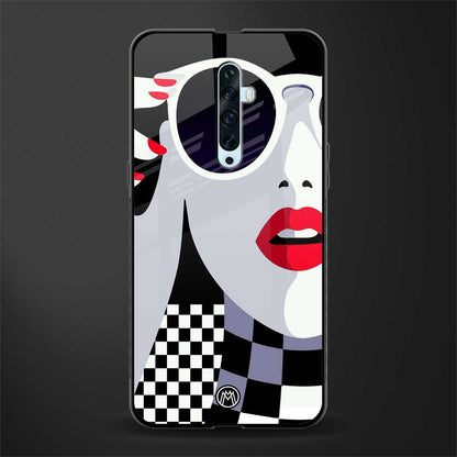 attitude queen glass case for oppo reno 2f image