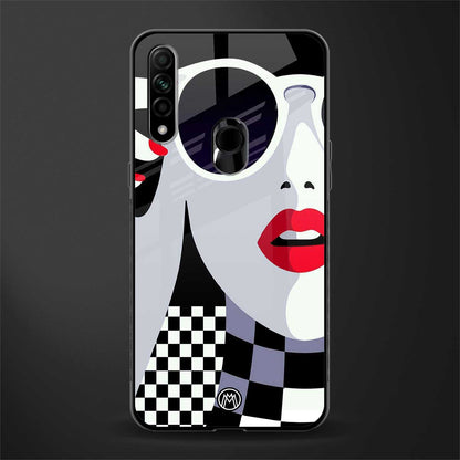 attitude queen glass case for oppo a31 image