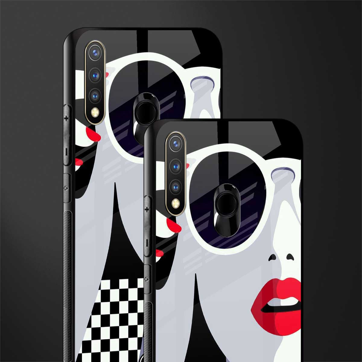 attitude queen glass case for vivo y19 image-2