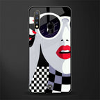 attitude queen glass case for vivo y19 image