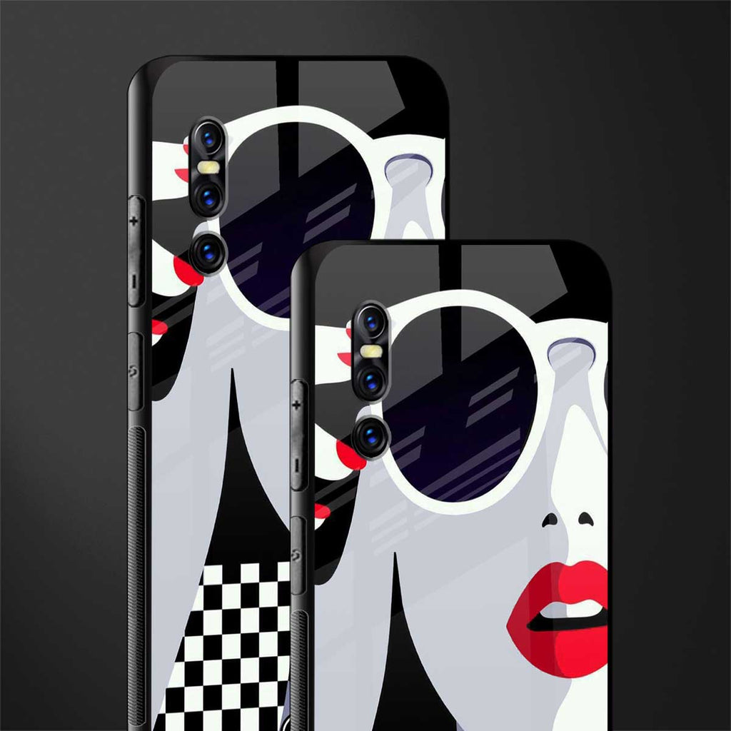 attitude queen glass case for vivo v15 pro image-2