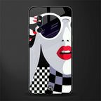 attitude queen glass case for vivo v15 pro image