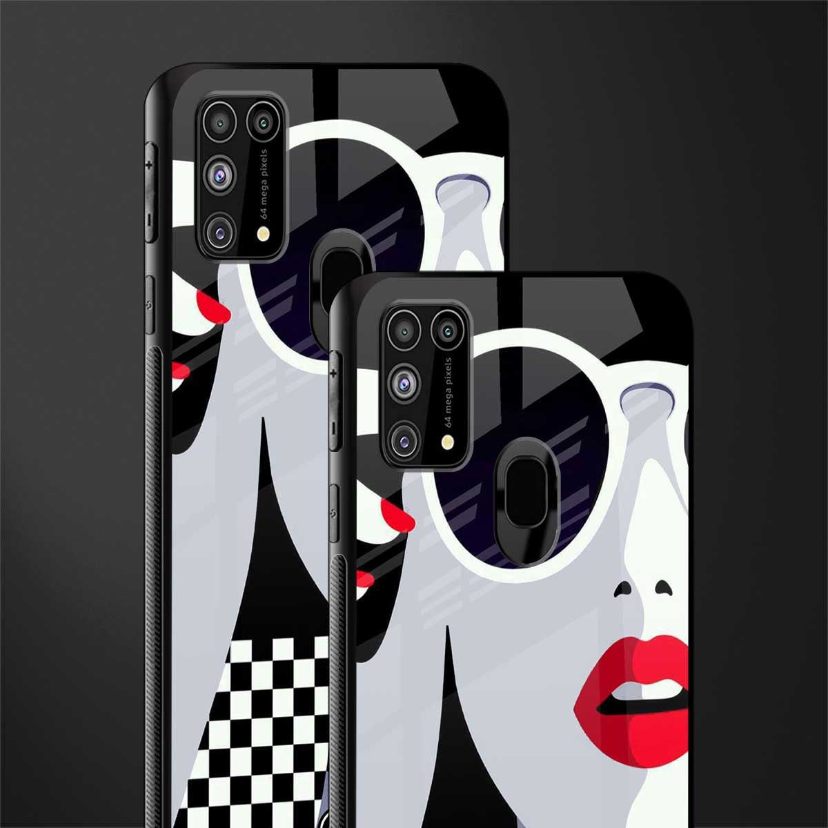 attitude queen glass case for samsung galaxy m31 prime edition image-2