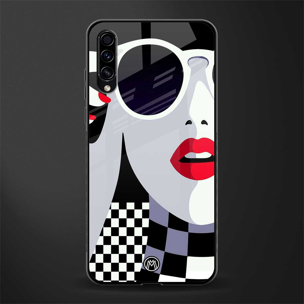 attitude queen glass case for samsung galaxy a30s image