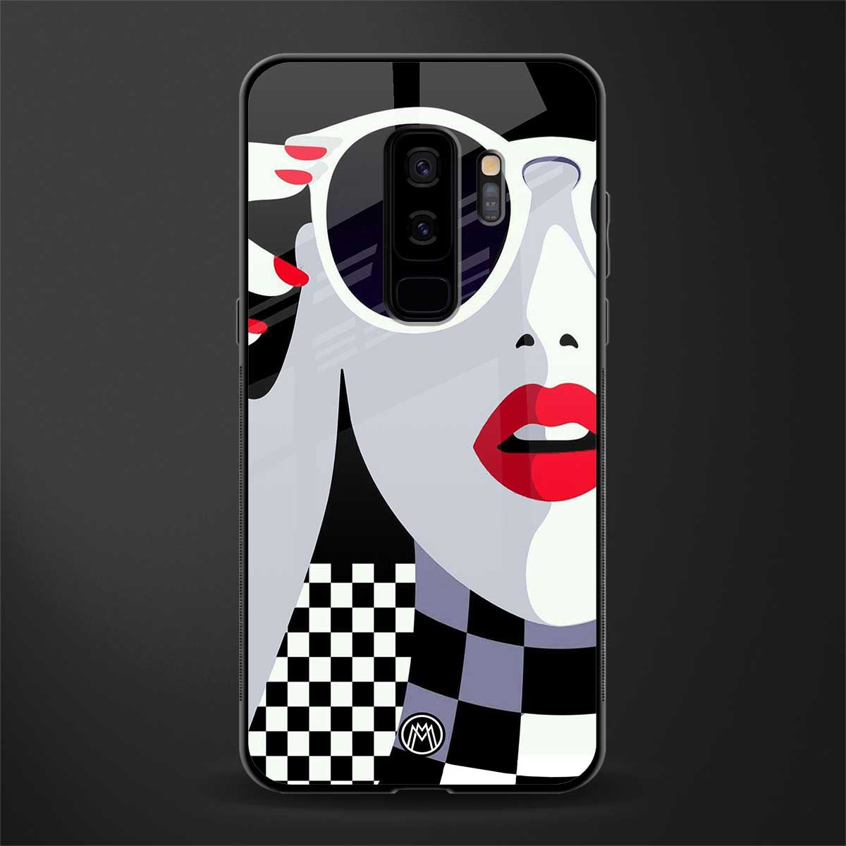 attitude queen glass case for samsung galaxy s9 plus image