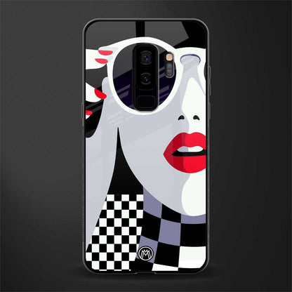 attitude queen glass case for samsung galaxy s9 plus image