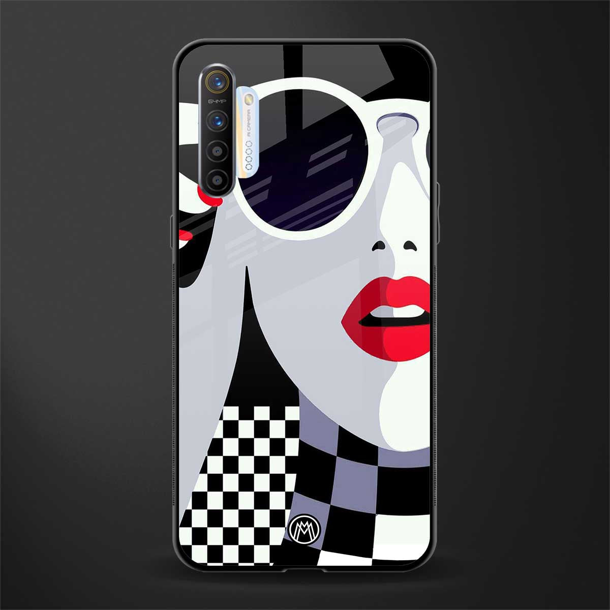 attitude queen glass case for realme xt image