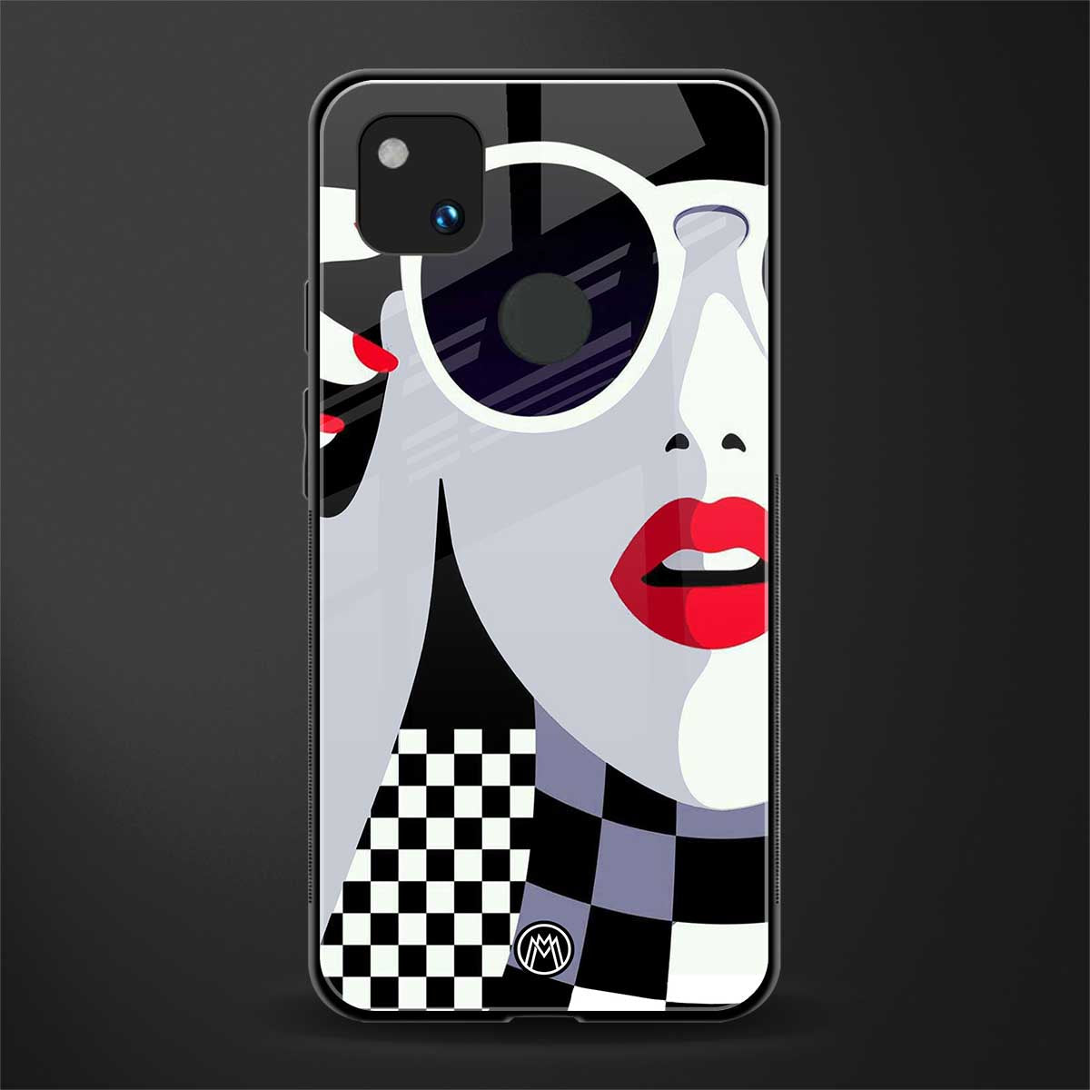 attitude queen back phone cover | glass case for google pixel 4a 4g