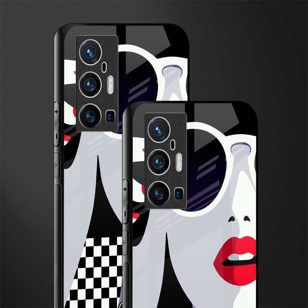 attitude queen glass case for vivo x70 pro plus image-2
