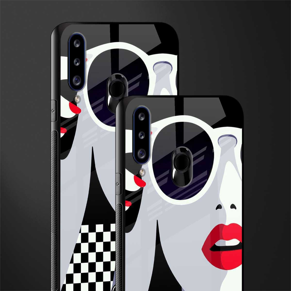 attitude queen glass case for samsung galaxy a20s image-2