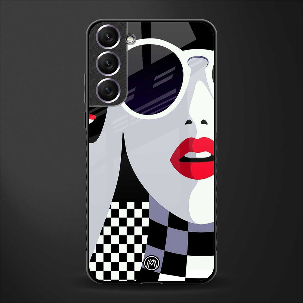 attitude queen glass case for samsung galaxy s21 fe 5g image