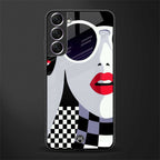 attitude queen glass case for samsung galaxy s21 fe 5g image