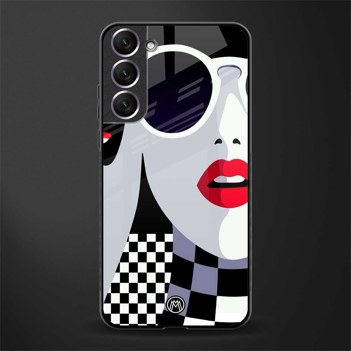attitude queen glass case for samsung galaxy s21 plus image