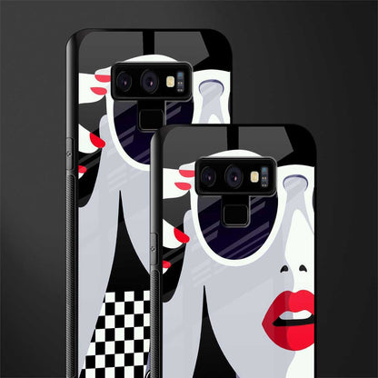 attitude queen glass case for samsung galaxy note 9 image-2