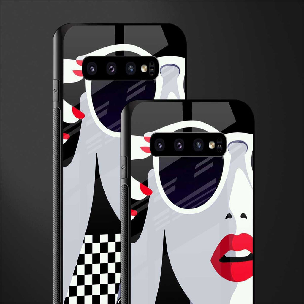 attitude queen glass case for samsung galaxy s10 plus image-2