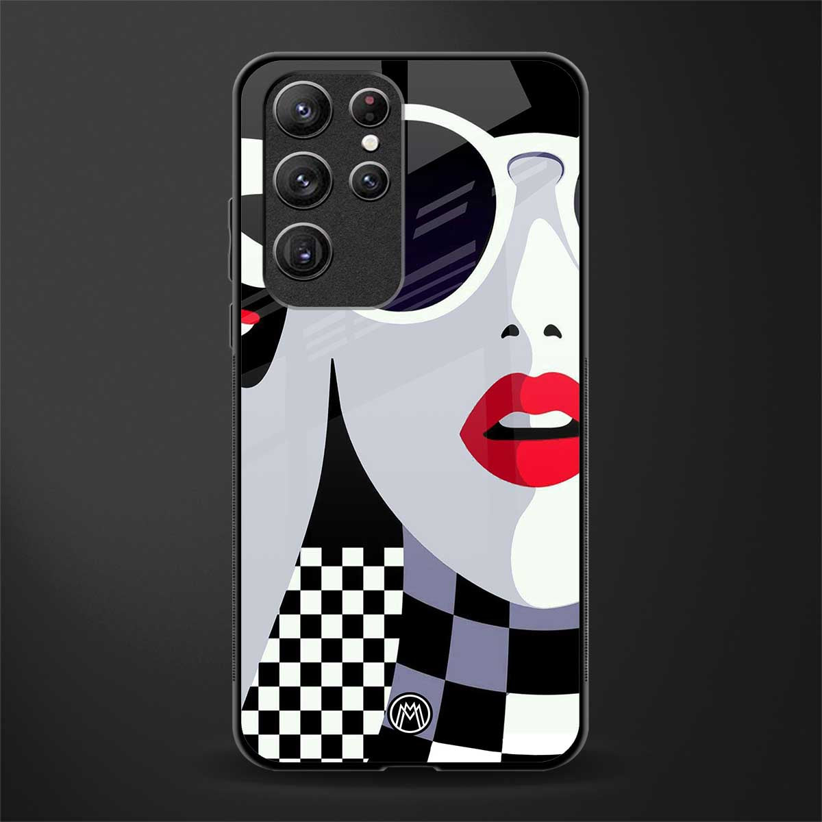 attitude queen glass case for samsung galaxy s22 ultra 5g image