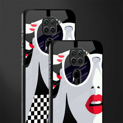 attitude queen glass case for redmi note 9 image-2