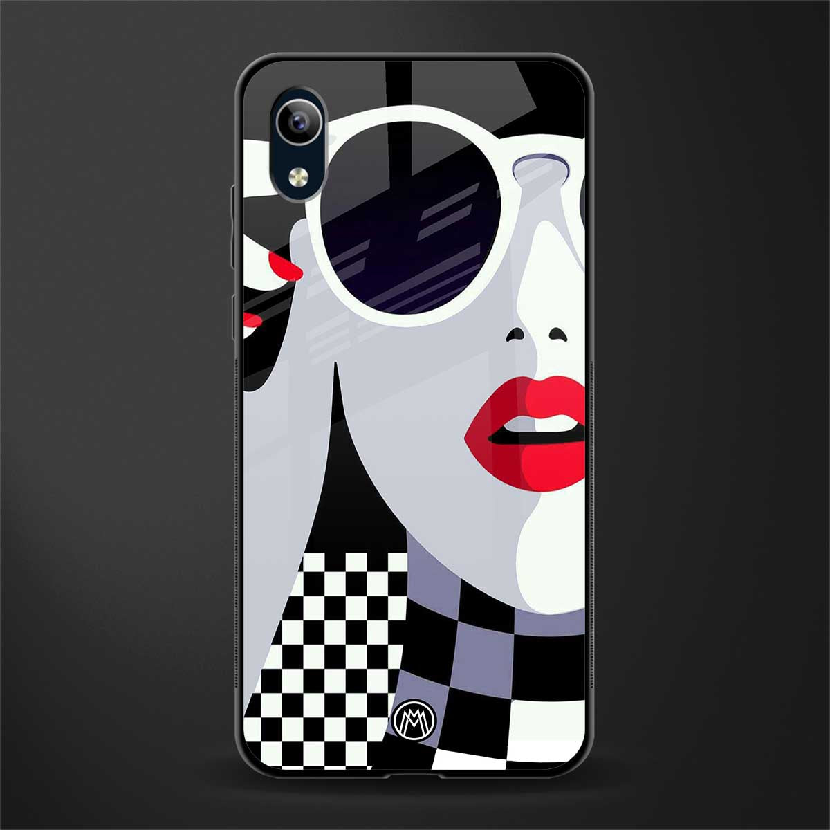 attitude queen glass case for vivo y91i image