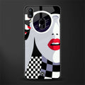 attitude queen glass case for vivo y91 image