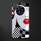 attitude queen glass case for realme narzo 30a image