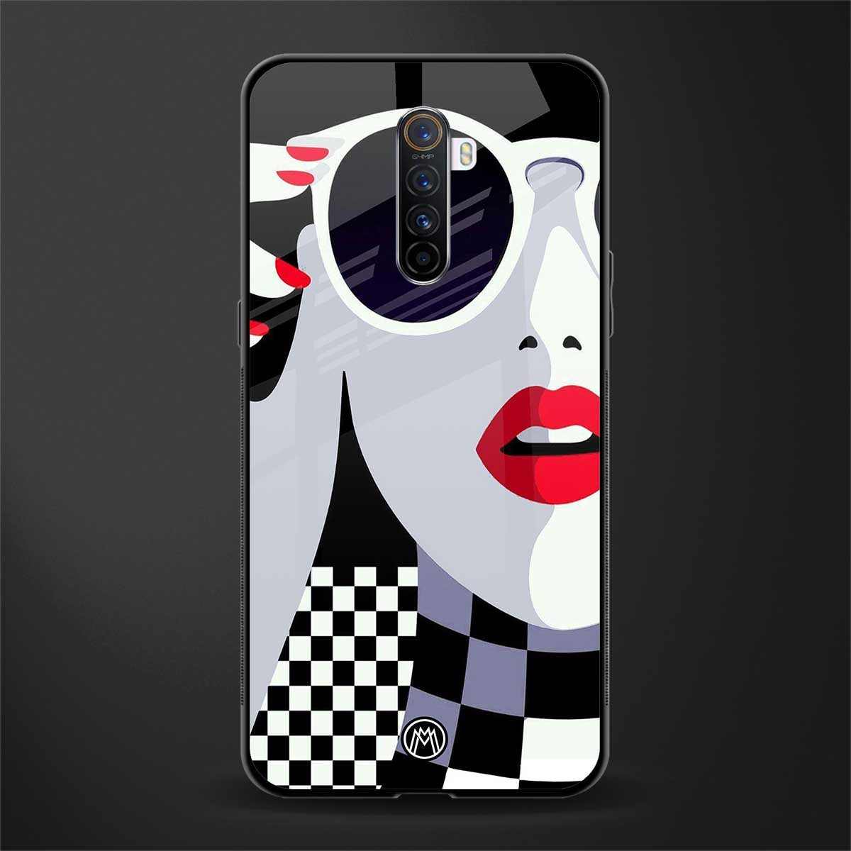 attitude queen glass case for realme x2 pro image