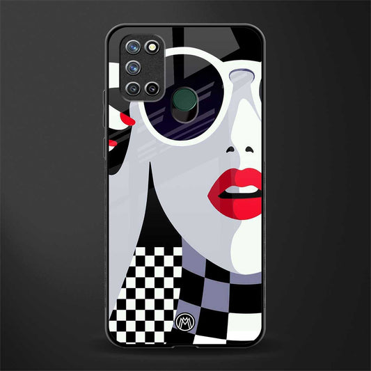 attitude queen glass case for realme 7i image