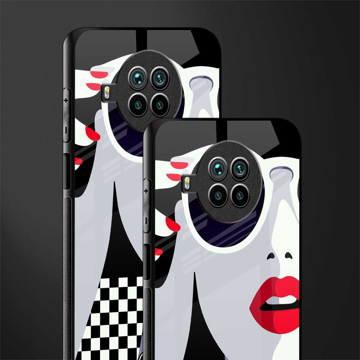 attitude queen glass case for mi 10i image-2