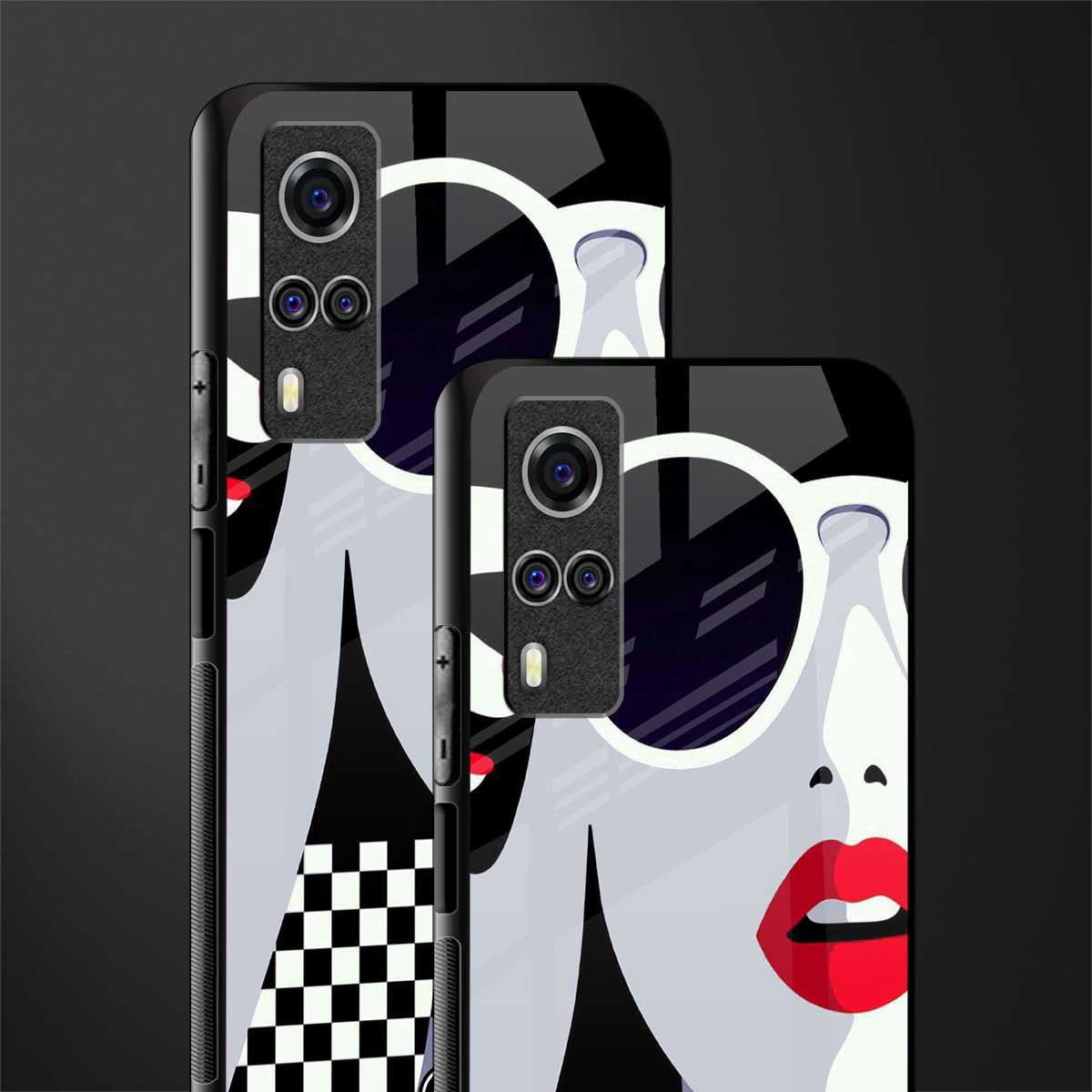 attitude queen glass case for vivo y53s image-2