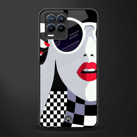 attitude queen glass case for realme 8 4g image