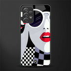 attitude queen glass case for samsung galaxy a72 image
