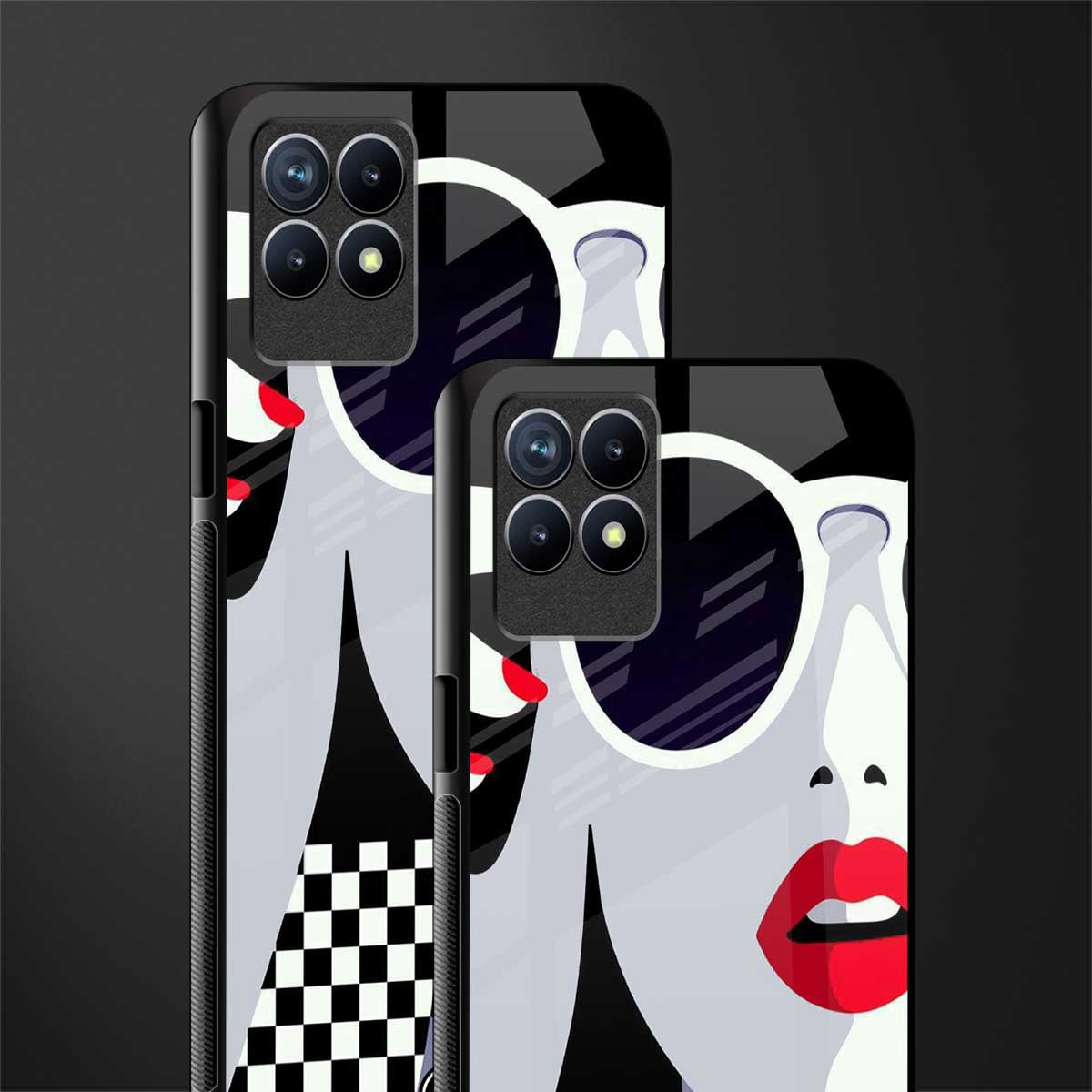 attitude queen glass case for realme 8i image-2