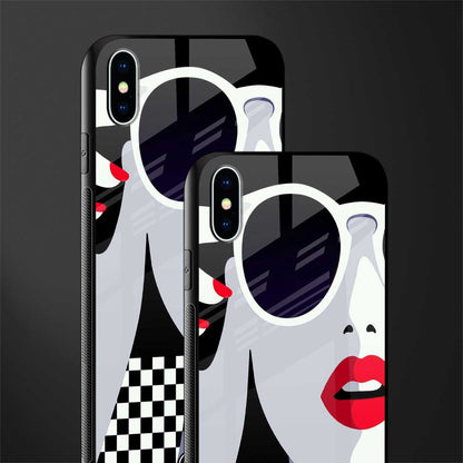 attitude queen glass case for iphone xs max image-2