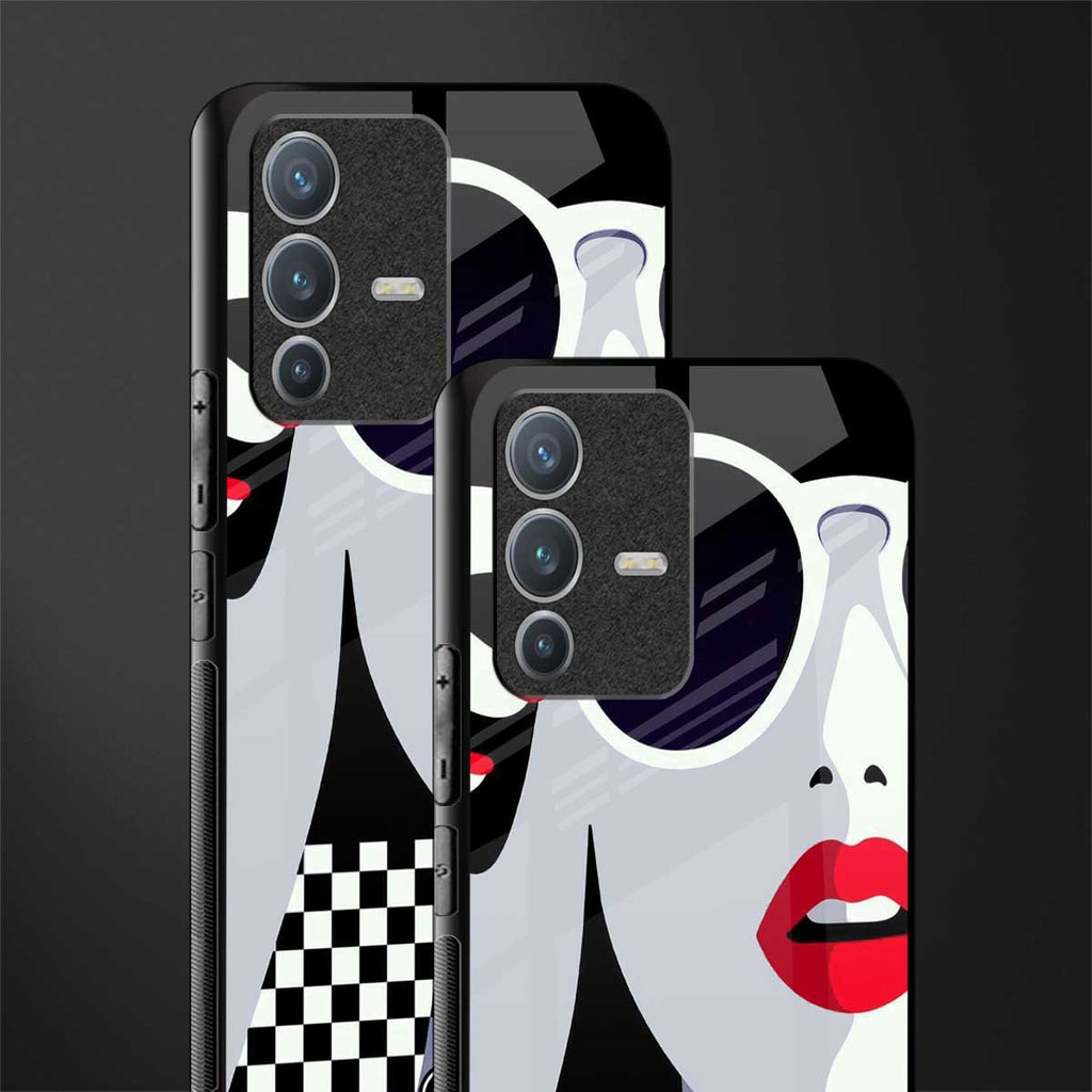 attitude queen glass case for vivo v23 pro 5g image-2