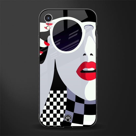 attitude queen glass case for iphone xr image