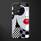 attitude queen back phone cover | glass case for samsung galaxy a73 5g