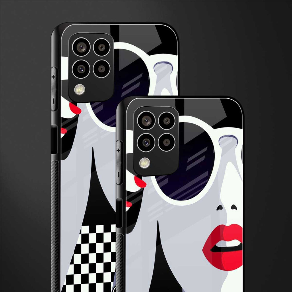 attitude queen back phone cover | glass case for samsung galaxy m33 5g