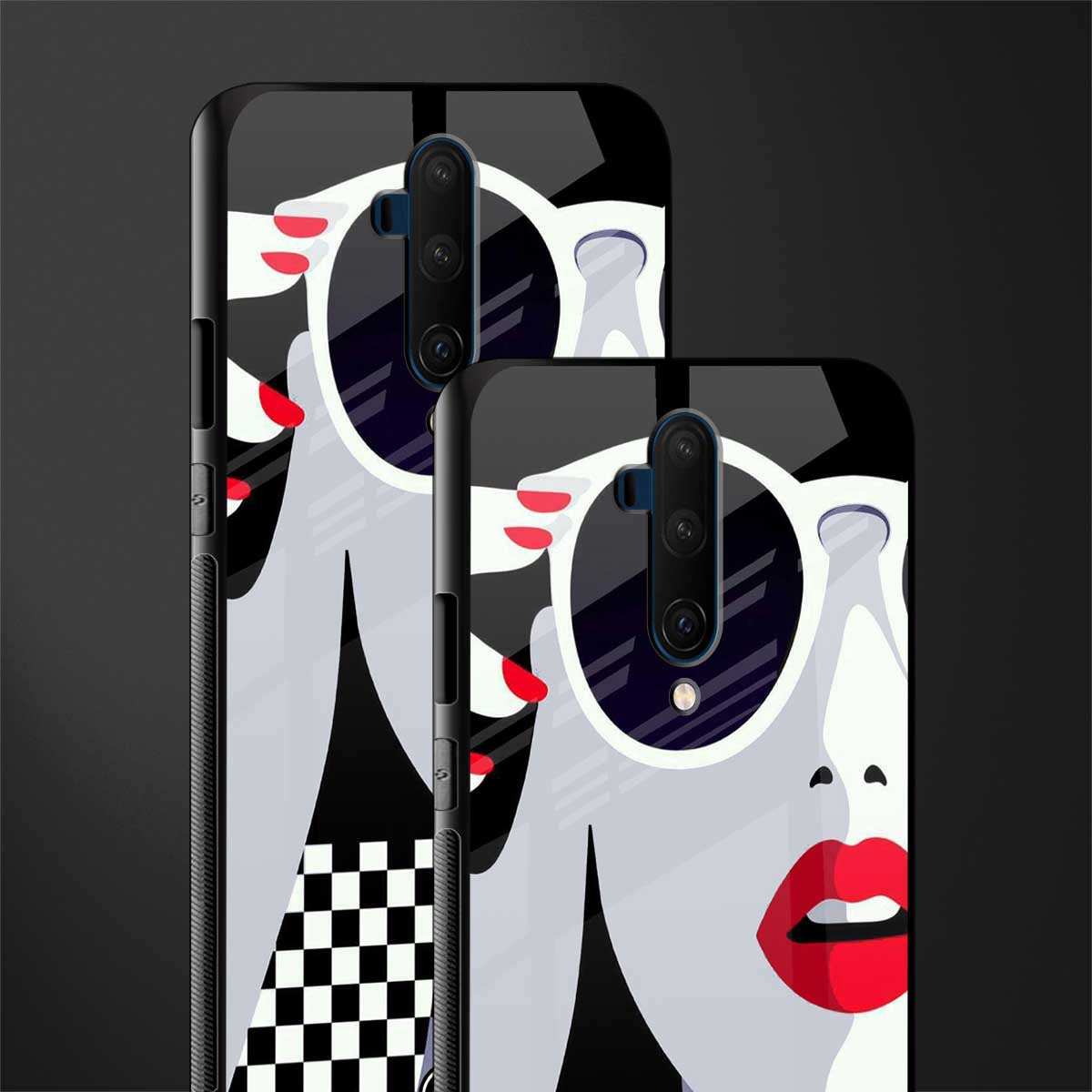 attitude queen glass case for oneplus 7t pro image-2