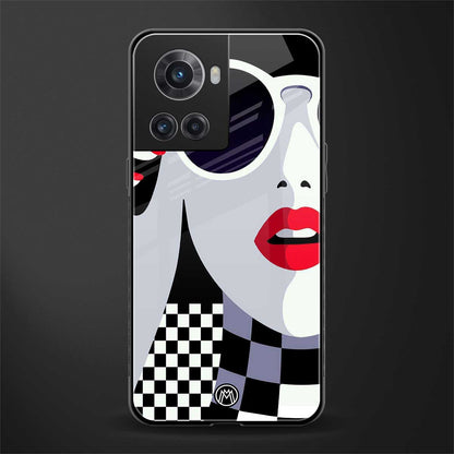 attitude queen back phone cover | glass case for oneplus 10r 5g