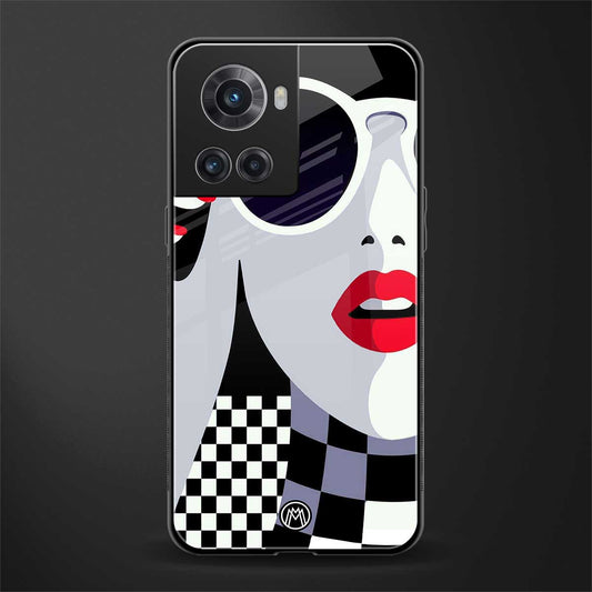 attitude queen back phone cover | glass case for oneplus 10r 5g