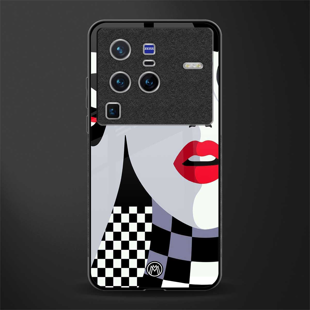 attitude queen glass case for vivo x80 pro 5g image