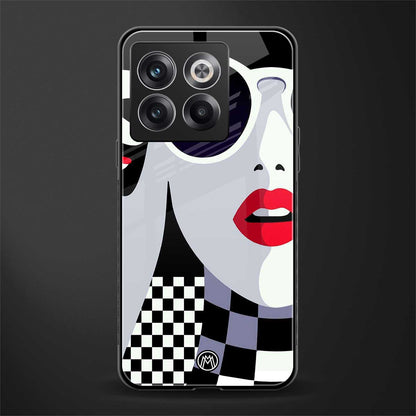 attitude queen back phone cover | glass case for oneplus 10t